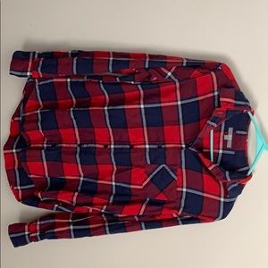 Uniqlo long-sleeved flannel top